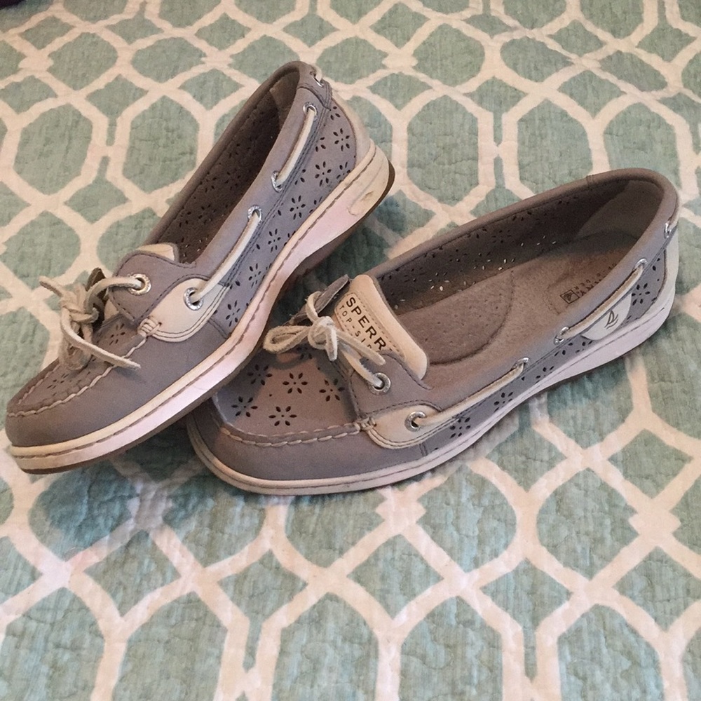 Gray Sperrys - Picture 2 of 5